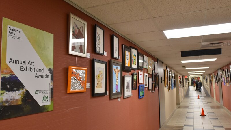 2nd Annual Exhibit Artwork lined hallways from the 2nd Annual Exhibit at Huntsville Hospital Health System