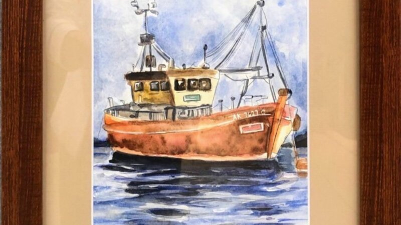 8th Annual Exhibit Old Fishing Boat