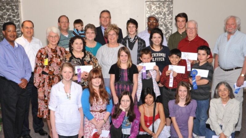 5th Annual Exhibit 2011 Winners at the Awards Reception with Jeff Fegan, CEO
