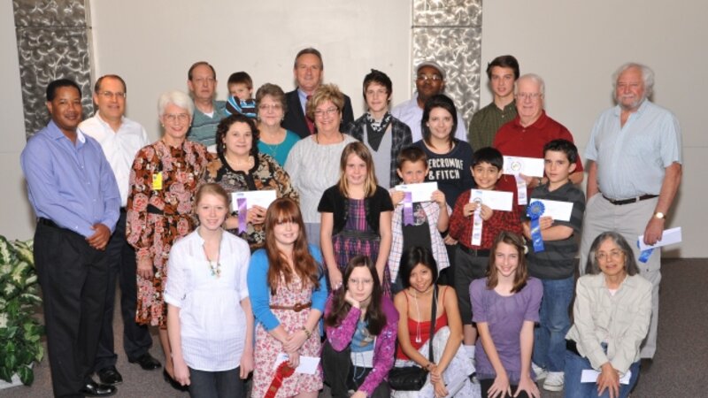 5th Annual Exhibit 2011 Winners at the Awards Reception with Jeff Fegan, CEO