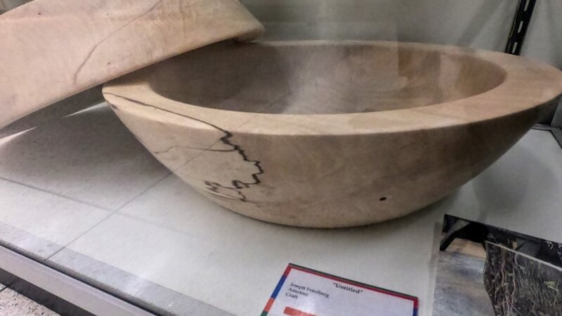 8th Annual Exhibit Spalted Maple Bowls from the Same Tree