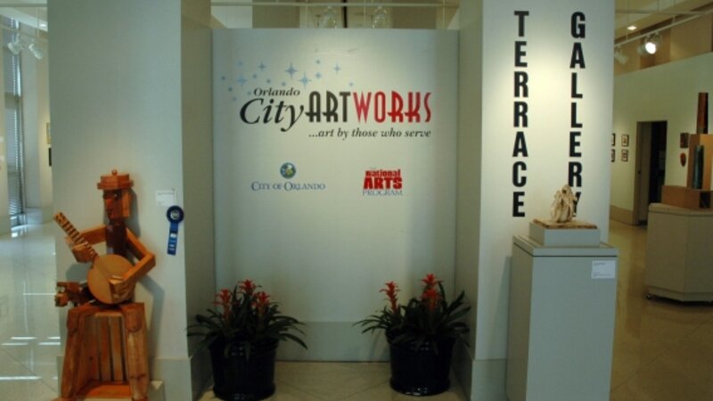 9th Annual Exhibit Orlando CityArtworks, the 9th Annual NAP Exhibition on display in the City Hall Terrace Gallery