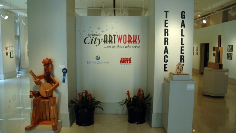 9th Annual Exhibit Orlando CityArtworks, the 9th Annual NAP Exhibition on display in the City Hall Terrace Gallery