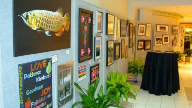 2nd Annual Exhibit Close to 200 pieces of artwork were on display at the 2nd Annual NAP Exhibit at UMMC.