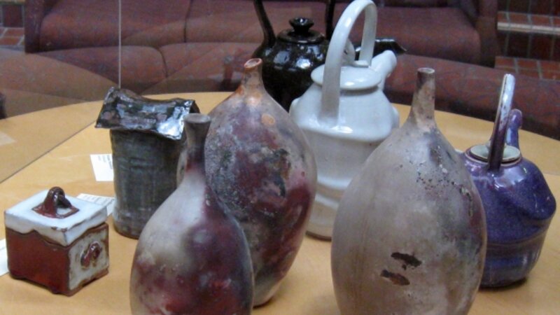 9th Annual Exhibit Ceramics Display by Ozivane Kelm & Sierra Martinez