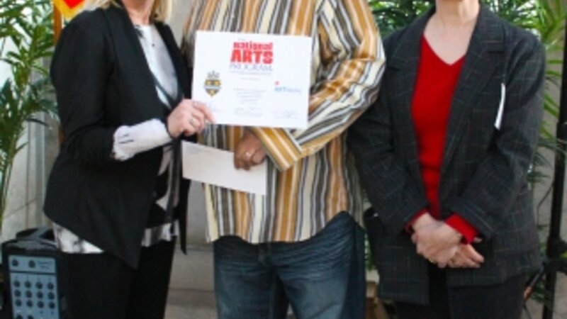 15th Annual Exhibit Green on Green Dresser