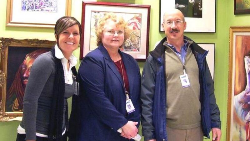3rd Annual Exhibit 2009 Jurors Jennifer Elliot, Kim Ensch and Patrick Wise