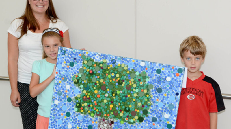 6th Annual Exhibit Untitled (Bottle Cap Tree)