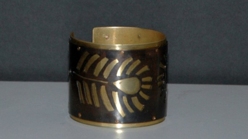 7th Annual Exhibit Feather Cuff