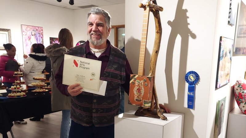 My Father's Cigar Box Guitar