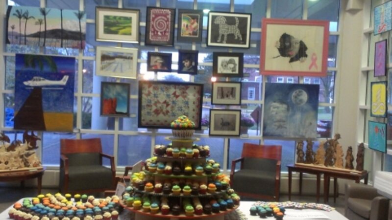 1st Annual Exhibit The awards reception at Adventist Hinsdale Hospital even included a cupcake display created by the granddaughter of one of the hospital volunteers.