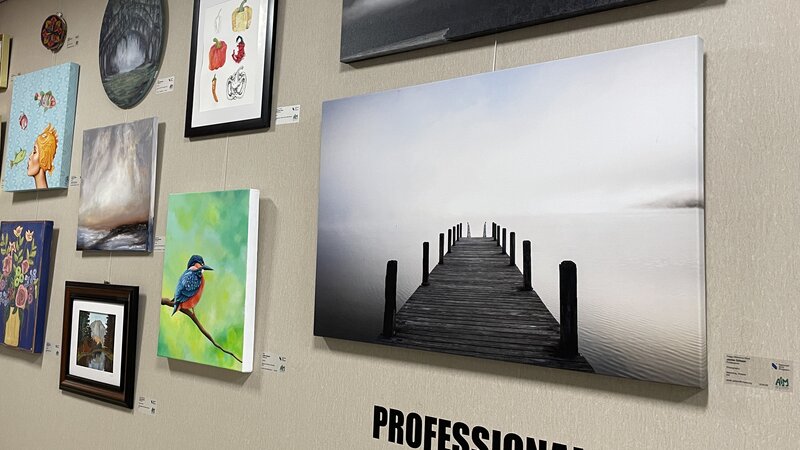 Wall of Professional Artwork