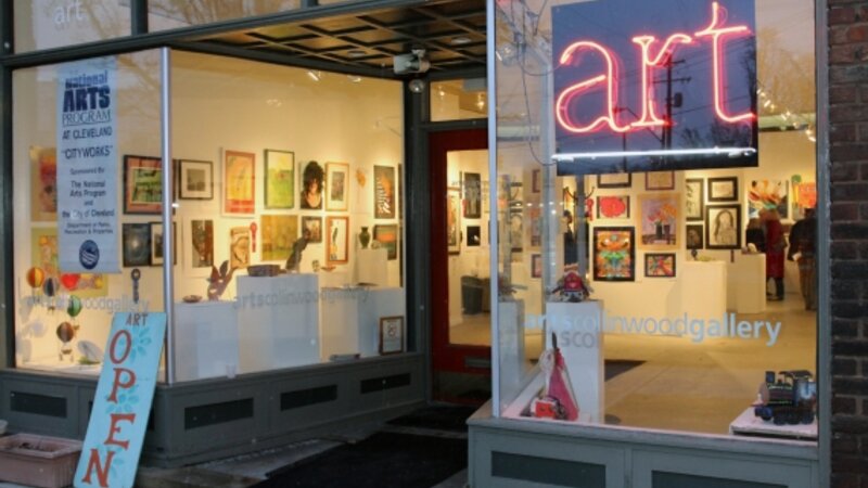 14th Annual Exhibit The ArtsCollinwood Gallery all a glow with the artwork from the 14th Annual NAP Exhibition in Cleveland
