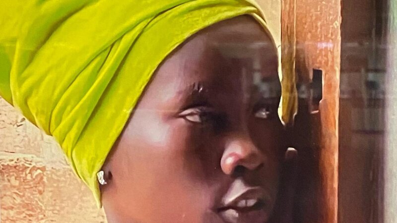 Girl in Doorway-Dalave, Togo Africa