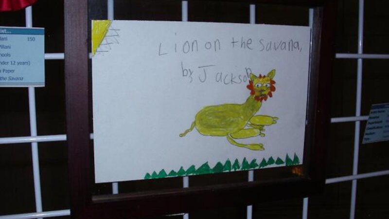 3rd Annual Exhibit Lion on the Savana