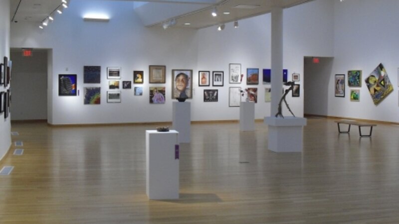 8th Annual Exhibit Artwork from the 8th Annual NAP Exhibition on display at the Mexican American Cultural Center