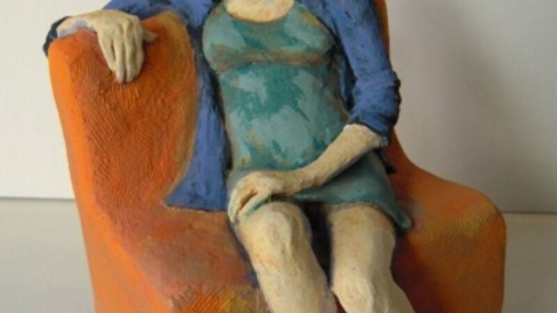 9th Annual Exhibit Seated Woman