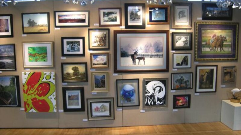 2nd Annual Exhibit Lexington gallery wall from 2009 exhibition.