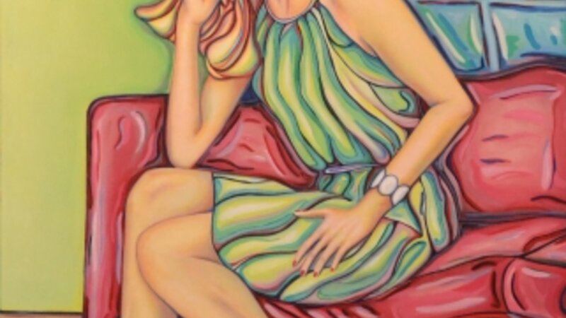 4th Annual Exhibit Girl on Couch