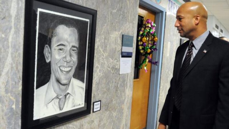 5th Annual Exhibit The Honorable C. Ray Nagin, Mayor with 2009 People's Choice Winner