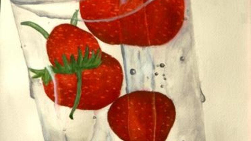 4th Annual Exhibit Red Glass