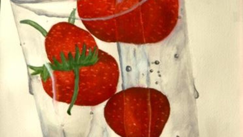 4th Annual Exhibit Red Glass