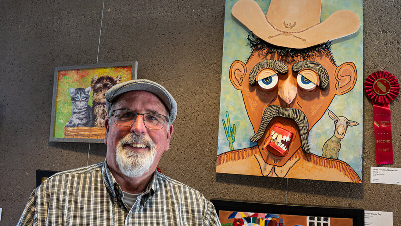 Army Scout and Buster the Burro