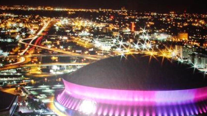 7th Annual Exhibit Superdome Cityscape