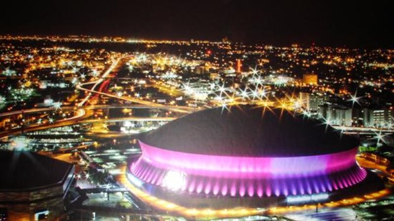7th Annual Exhibit Superdome Cityscape