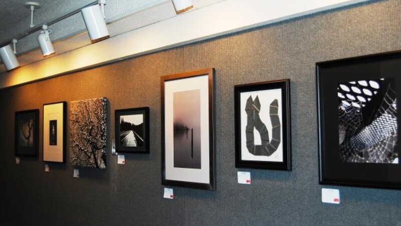 4th Annual Exhibit Detail of 2009 gallery wall