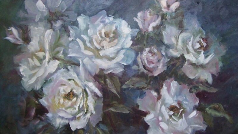 1st Annual Exhibit White Roses