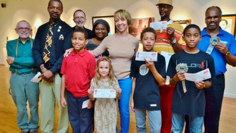 22nd Annual Exhibit The proud 2012 NAP Award Winners from Atlanta, GA with venue coordinator Karen Lowe