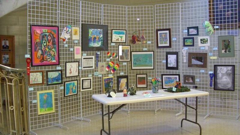 4th Annual Exhibit 2010 Youth & Teen Display Area