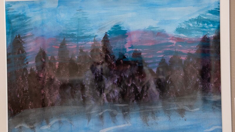 Bob Ross by a 10yr Old