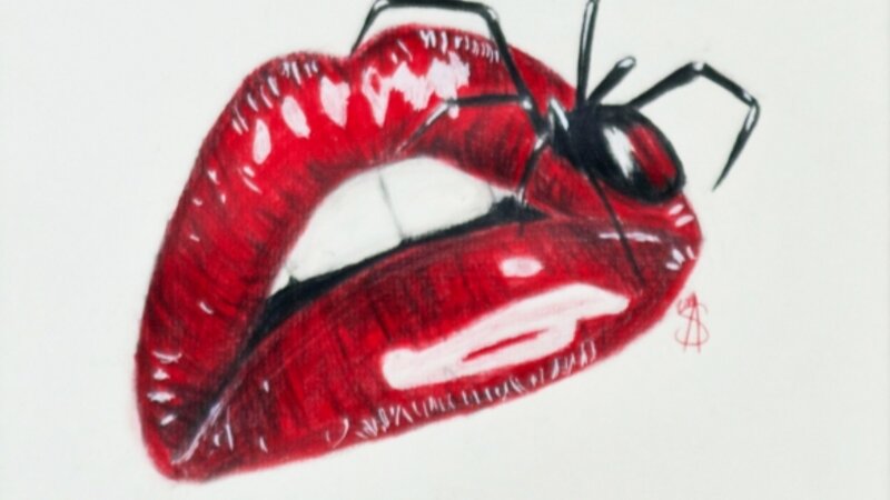 9th Annual Exhibit Lips and Spider