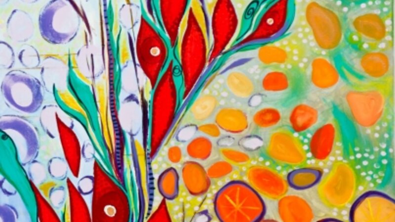 9th Annual Exhibit Red Fish Vine