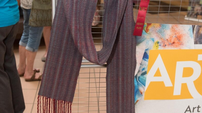 2nd Annual Exhibit Handwoven Scarf