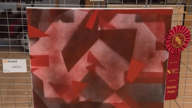 2nd Annual Exhibit Red Geometry