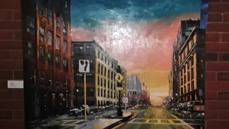 4th Annual Exhibit Winter Sunrise Over Summer Street