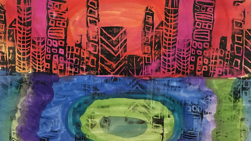 19th Annual Exhibit Cities Sunset