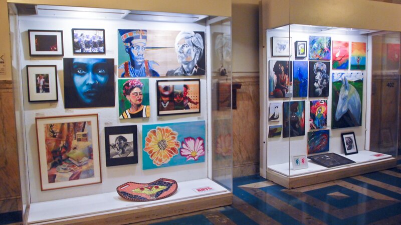 17th Annual Exhibit Artwork from the 17th Annual Philadelphia show beautifully displayed in City Hall