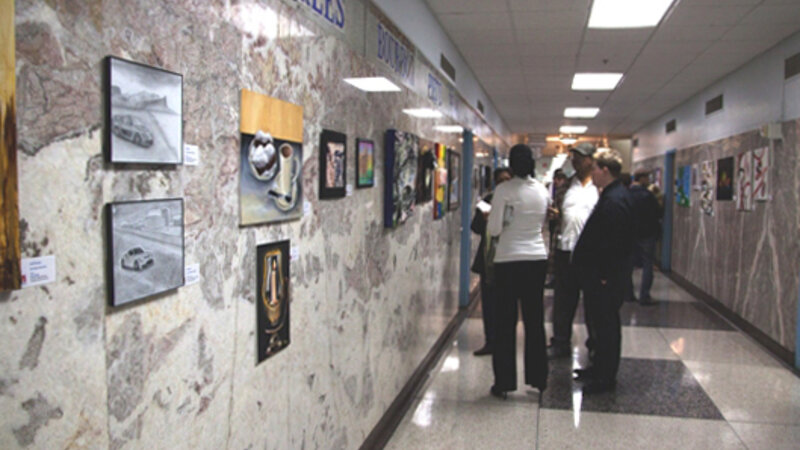 7th Annual Exhibit Artwork from the 7th Annual NAP Show in New Orleans lining the hallways of City Hall.