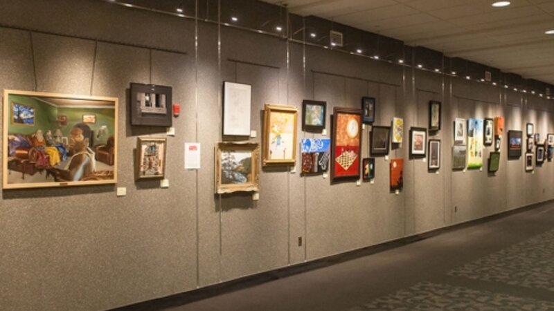 5th Annual Exhibit More than 180 pieces of artwork brightened up the walls of the Turner Concourse during the 5th Annual NAP Exhibit at Johns Hopkins Medicine