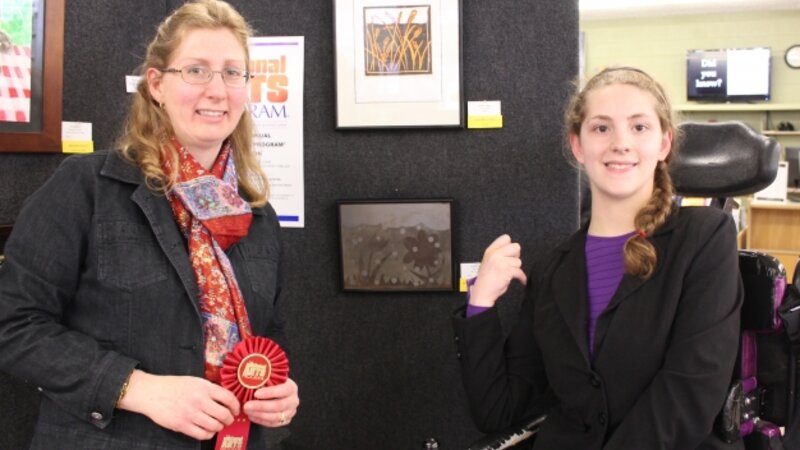 8th Annual Exhibit Daily Bread (top) and Rain Drops (bottom)