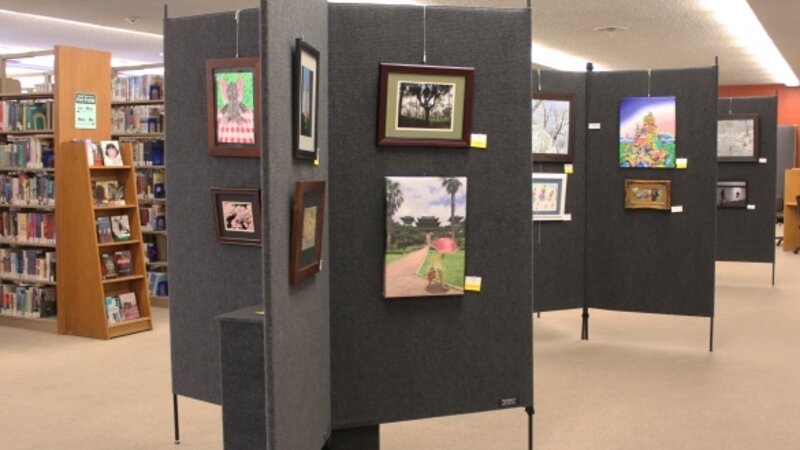 8th Annual Exhibit Display of artwork from the City of Lincoln employees and their families in the City Library.
