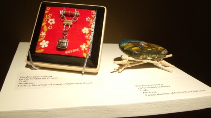 10th Annual Exhibit La Natividad en Cristal (L) and La Natividad en Piedra (R)