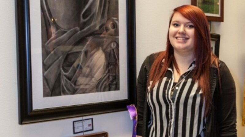 2nd Annual Exhibit Draped Chair