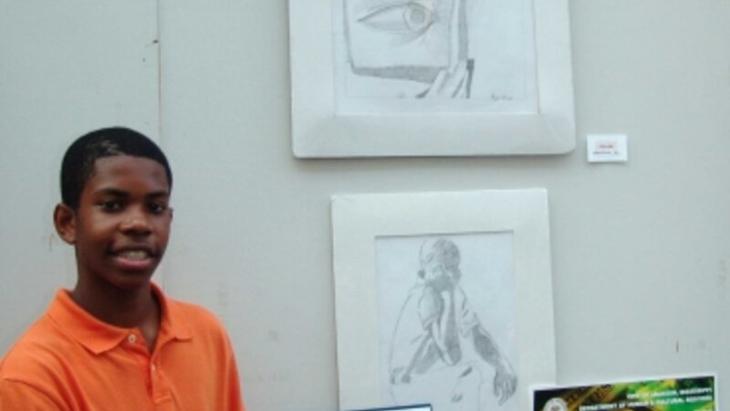 7th Annual Exhibit Still Life (T) and Peaceful (B)