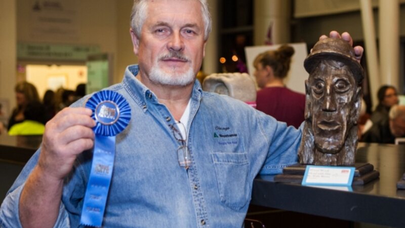 2nd Annual Exhibit Man with Hat