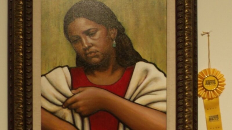 10th Annual Exhibit White Shawl